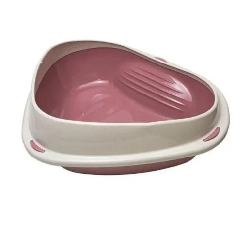 Bac à litière d’angle pour Chat Rose | Gris | Bleu Ciel | Vert