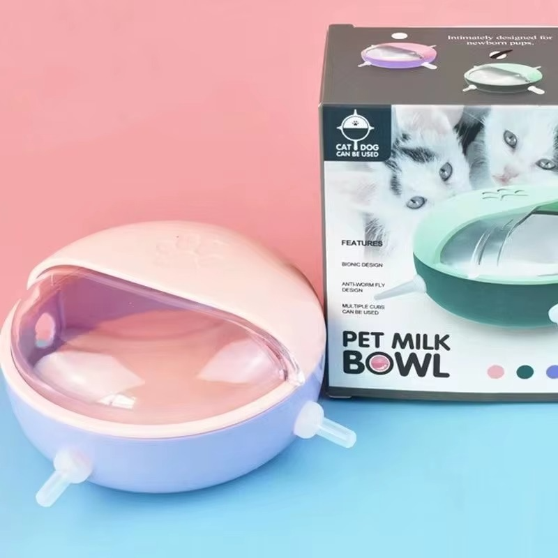 Biberon en Silicone Souple pour Chiot et Chaton – Avec 4 Tétines Interchangeables – Idéal pour l’Allaitement des Nouveau-nés et Petits Animaux