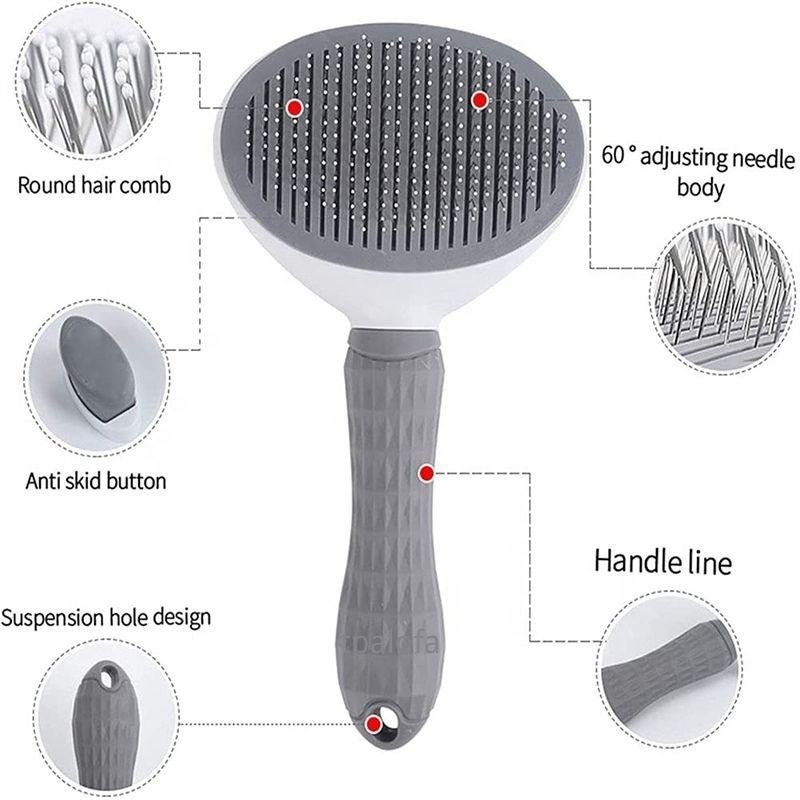 Brosse Bouton de toilettage pour chiens et chats