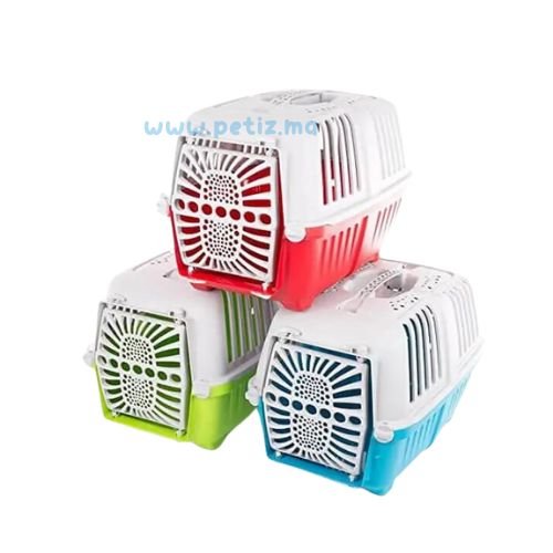 Cage de transport pour chat-PRATIKO Porte Plastique T2 – 55CM/36CM/36CM H