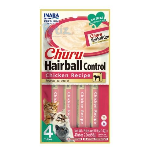 Churu Hairball pour Chat – friandises en purée