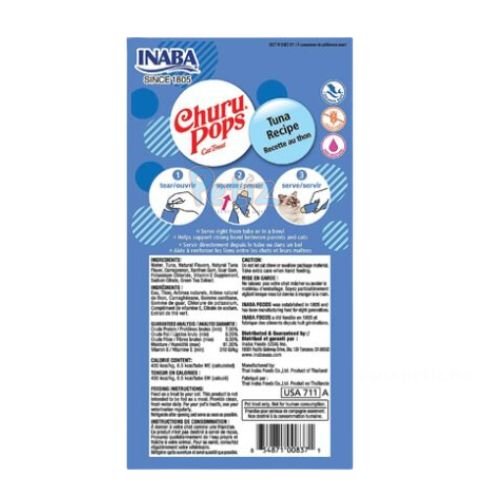 Churu Pops pour chat – Friandises poulet chicken humides et moelleuses en gelée cat treats