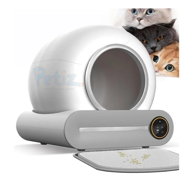 Bac à litière automatique pour chat – Nettoyage intelligent et grande capacité