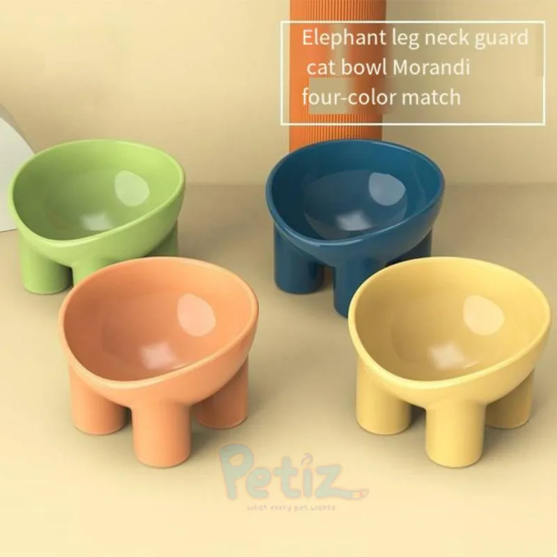 Bol surélevé en plastique pour chats et chiens