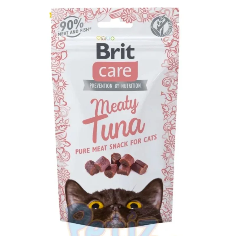 Brit Care Cat Snack Meaty Tuna – Friandise Tendre au Thon pour Chats