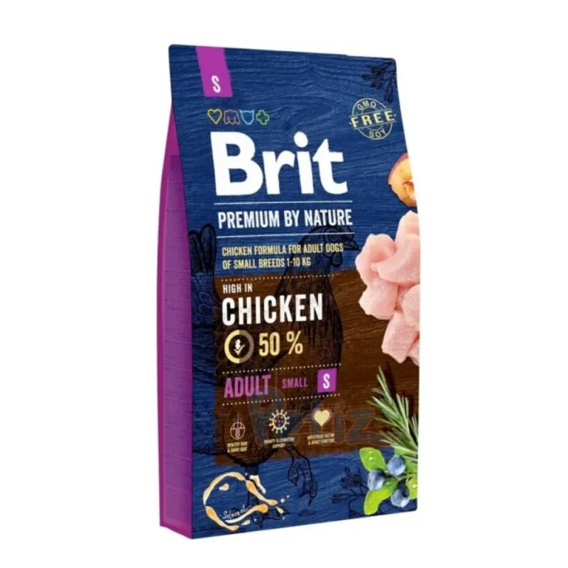 Brit Premium by Nature Croquettes Adult S (petite race)
