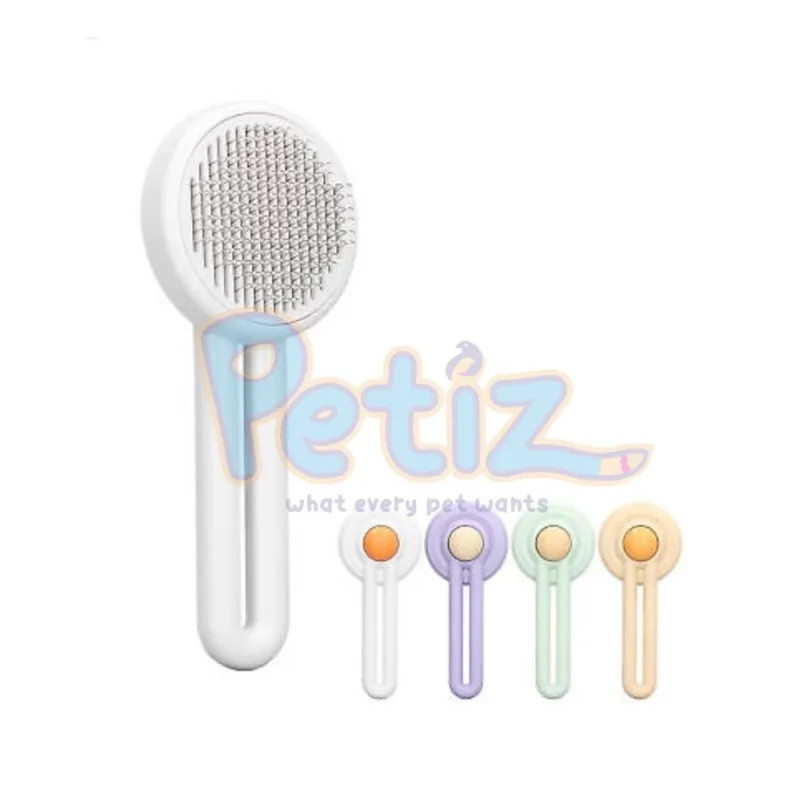 Brosse Bouton de toilettage pour chats – chiens en forme de jaune d’œuf