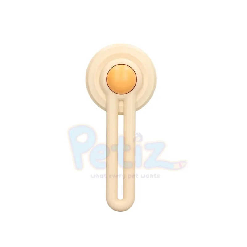 Brosse Bouton de toilettage pour chats – chiens en forme de jaune d’œuf