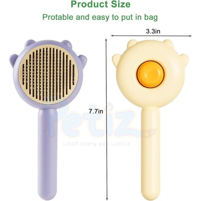 Brosse bouton pour chat Meow