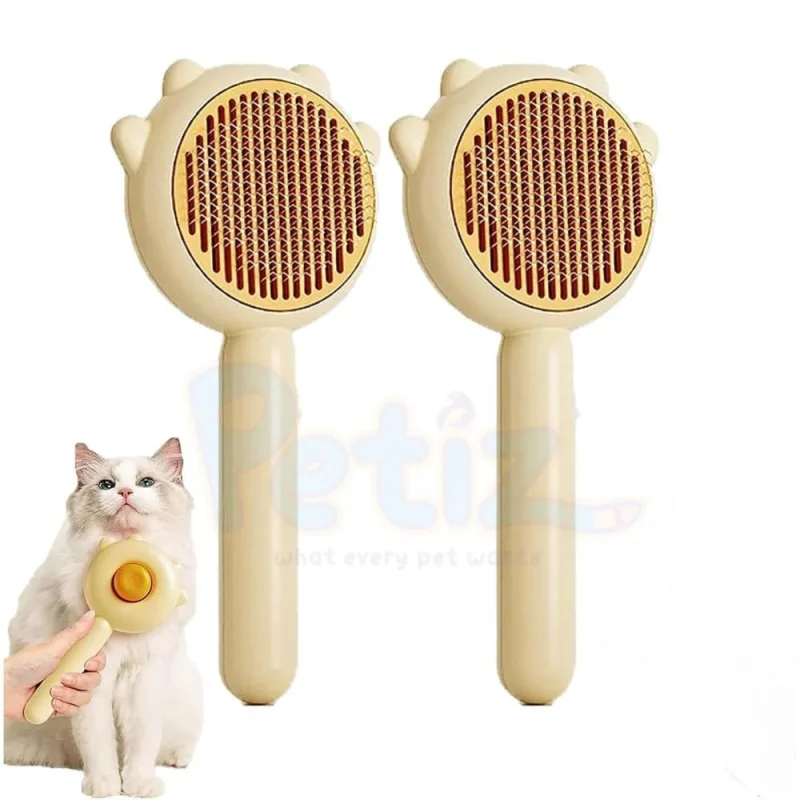 Brosse bouton pour chat Meow