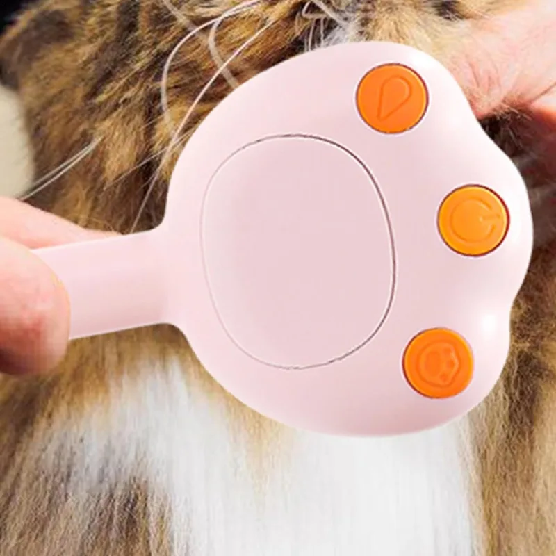 Brosse Vapeur pour Chat – Anti-Shedding – 3-en-1