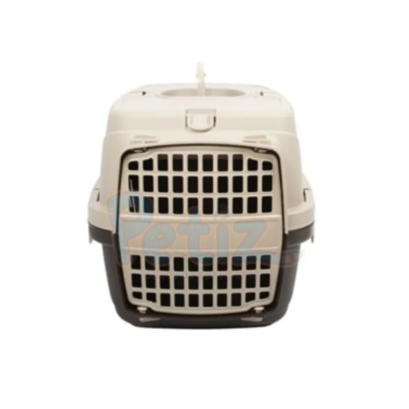 Caisse de transport en plastique pour chat et petit chien – Matériau solide, léger et entrée pratique pour des voyages sécurisés et confortables