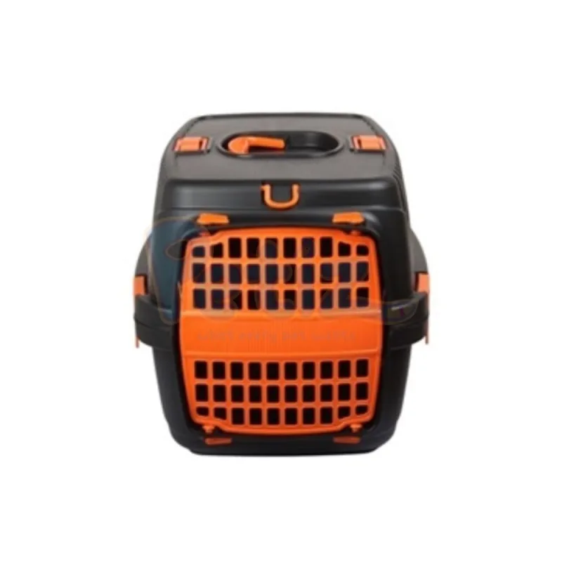 Caisse de transport en plastique pour chat et petit chien – Matériau solide, léger et entrée pratique pour des voyages sécurisés et confortables