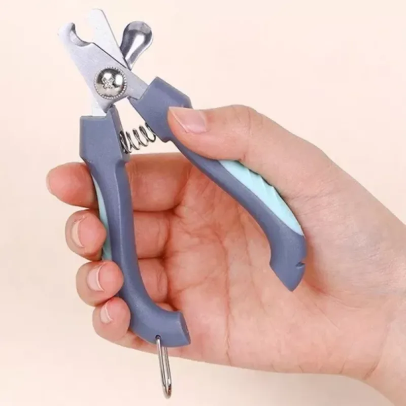 Coupe-Griffes Ergonomique et Sécurisé pour Chats, Petits Chiens et Lapins – Lames en Acier Inoxydable, Poignée Antidérapante, Coupe Progressive Sans Douleur
