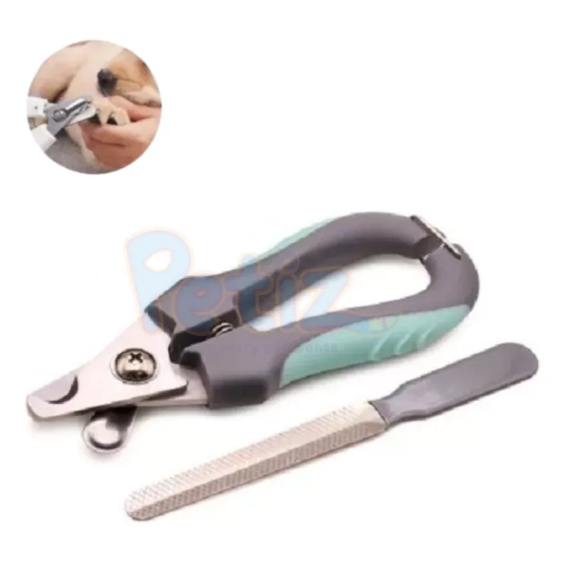 Coupe-Griffes Ergonomique et Sécurisé pour Chats, Petits Chiens et Lapins – Lames en Acier Inoxydable, Poignée Antidérapante, Coupe Progressive Sans Douleur