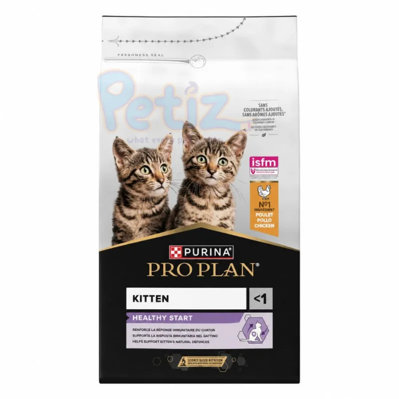Croquette Purina Pro Plan Kitten Healthy Start au Poulet – Nutrition Complète pour une Croissance Saine