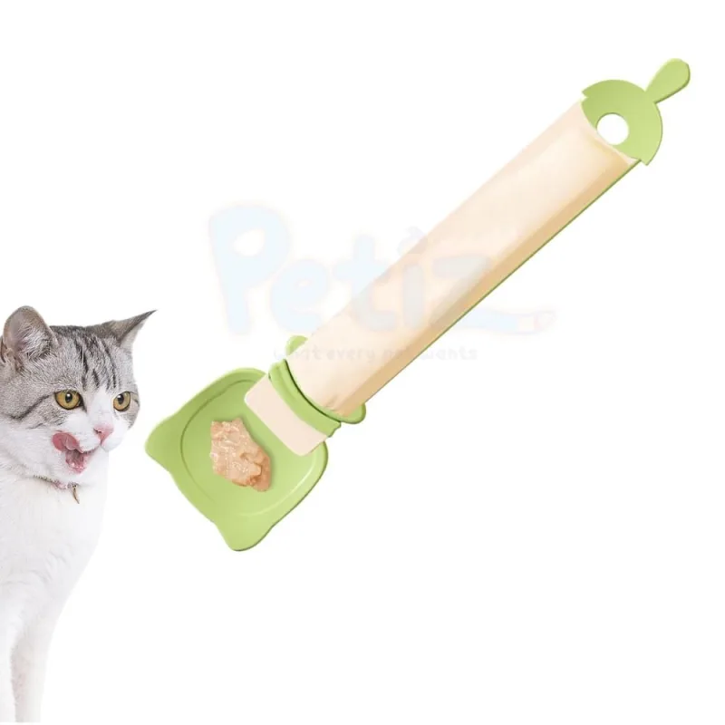 Cuillère distributrice pour chat de friandises humides