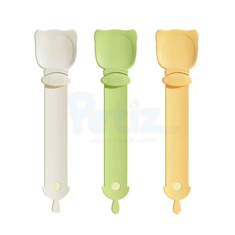 Cuillère distributrice pour chat de friandises humides