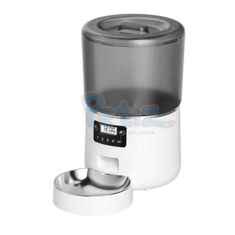 Distributeur de Croquettes pour Chat et Chien automatique avec Minuterie Programmable