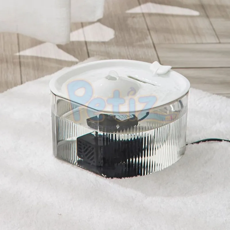 Fontaine à eau pour chat et chien en plastique