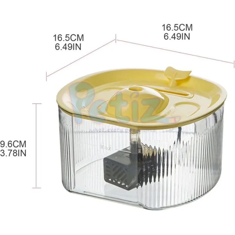 Fontaine à eau pour chat et chien en plastique