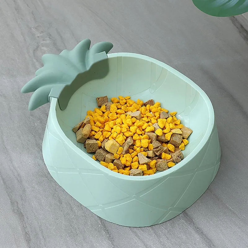 Gamelle pour Chien en Forme d’Ananas – Design Vert Ludique, Antidérapante et Facile à Nettoyer