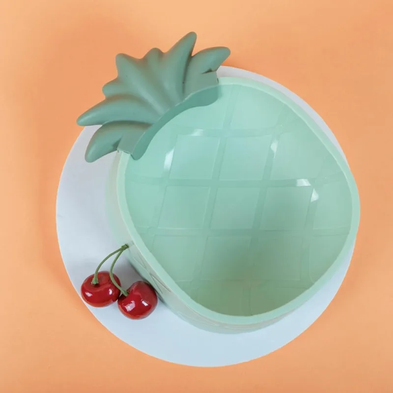 Gamelle pour Chien en Forme d’Ananas – Design Vert Ludique, Antidérapante et Facile à Nettoyer