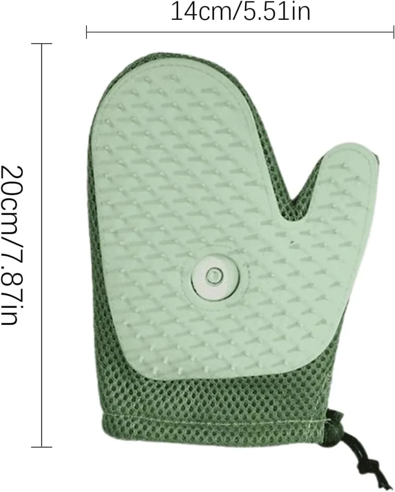 Gants Électrostatiques pour Enlever les Poils d’Animaux – Gant de Toilettage Réutilisable