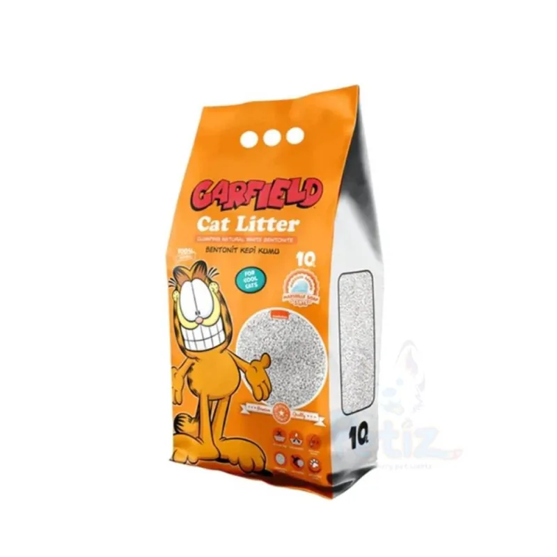 Garfield Litière Agglomérante à la Bentonite avec Savon – | Litière Hautement Absorbante