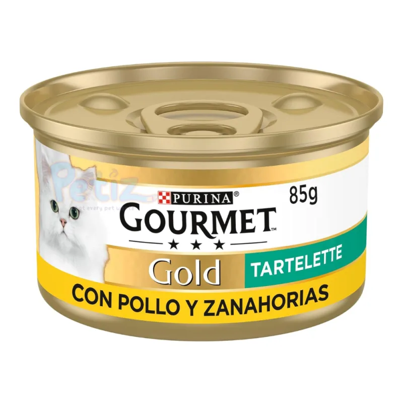 Gourmet Gold Tartelette for Cats with Chicken & Carrots