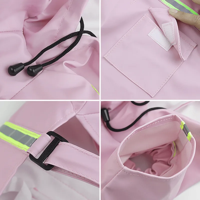 Imperméable pour chien réfléchissante 100% étanche