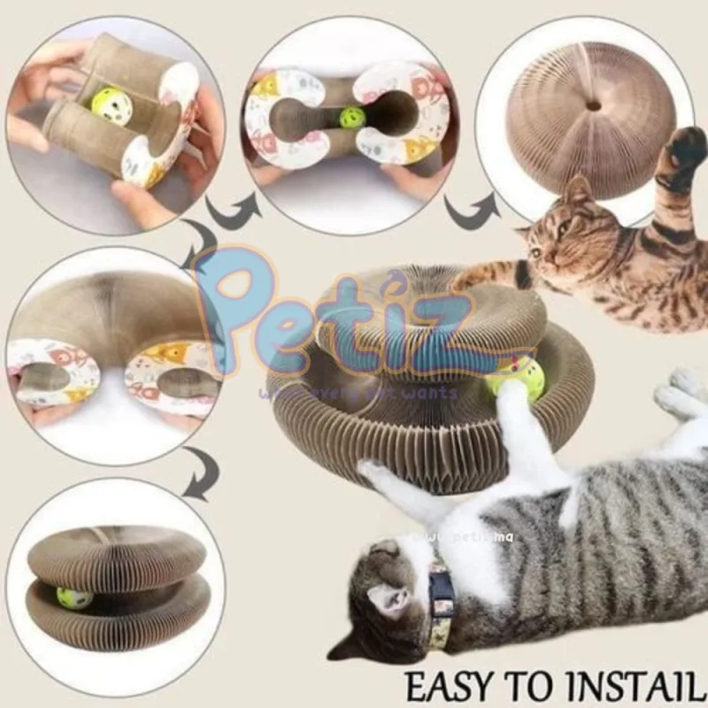 Jouet Griffoir Pour Chat Interactif en Carton