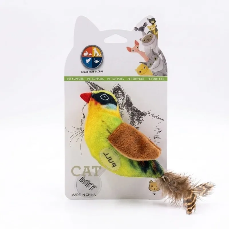 Jouet interactif : le petit oiseau qui stimule votre chat