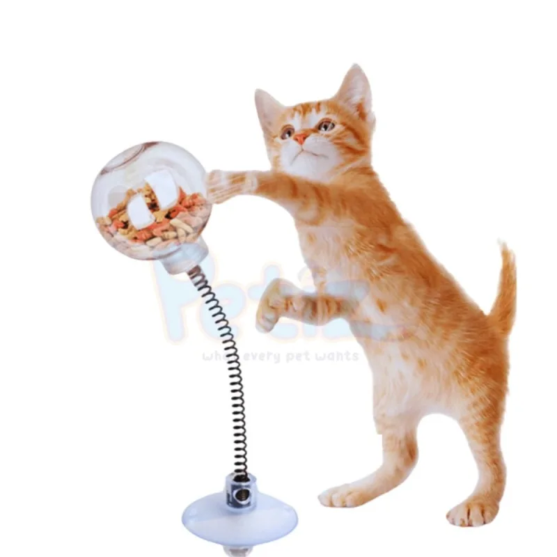 Jouet interactif pour chat Distributeur de friandises et croquettes