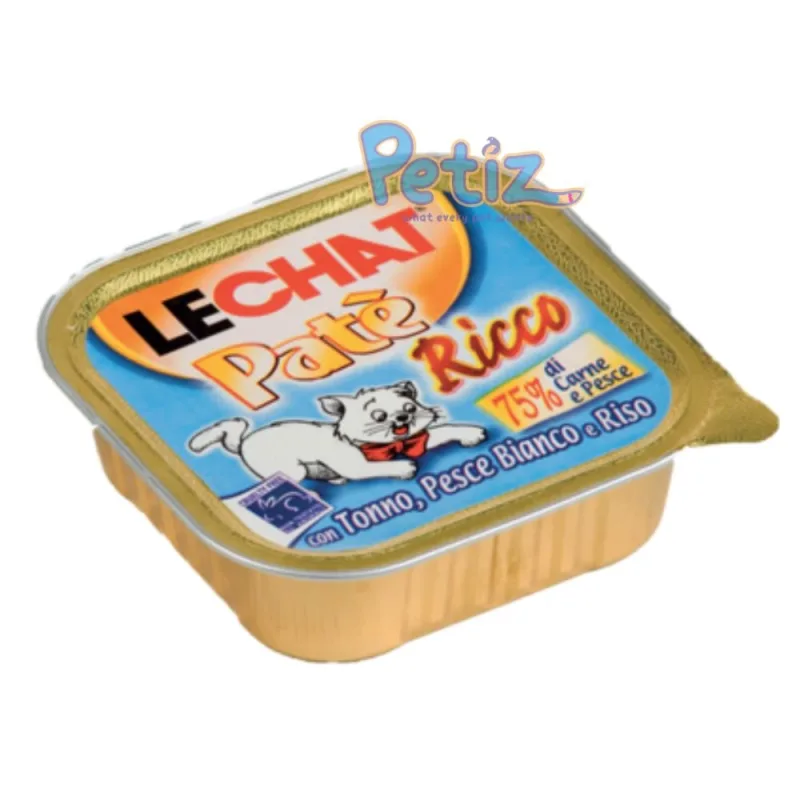 LeChat Paté Ricco Thon Poisson et Riz