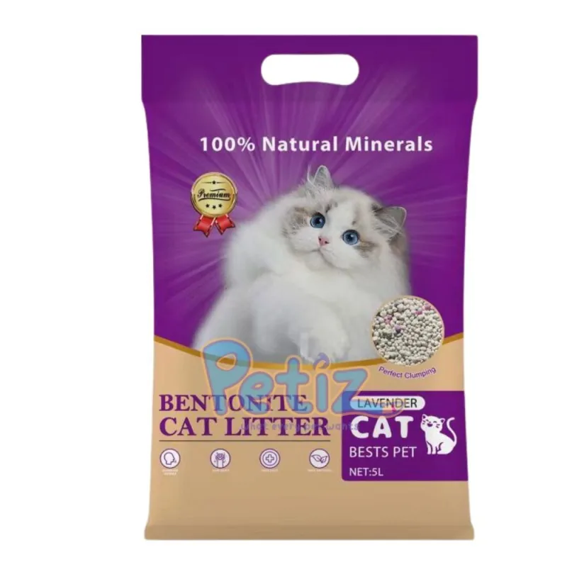 Meilleure litière pour chat agglomérant à la Bentonite au Maroc