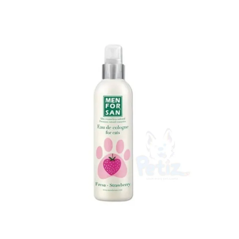 Men For San – Eau de Cologne à la Fraise pour chat