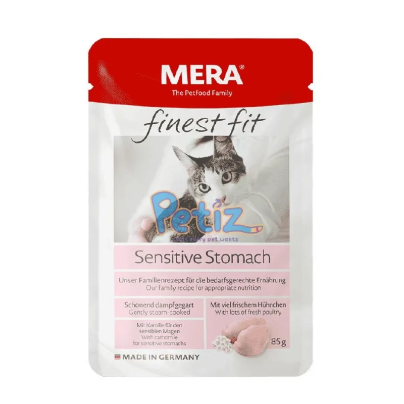 Mera Chunks en Sauce pour Chats Sensibles à la Volaille