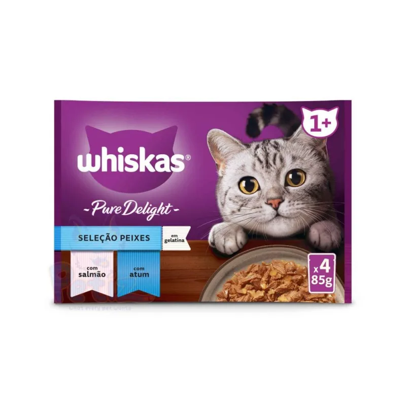 Nourriture Humide pour Chat Adulte – Whiskas Delight Saveur Poisson
