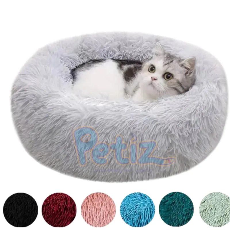 Panier Coussin Lit Rond pour Chat et Petit Chien – Confort Douillet et Bien-être – Rembourrage Moelleux – Facile à Nettoyer – Plusieurs Tailles et Couleurs Disponibles