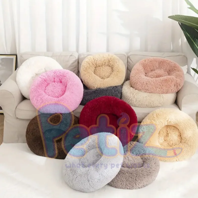 Panier Coussin Lit Rond pour Chat et Petit Chien – Confort Douillet et Bien-être – Rembourrage Moelleux – Facile à Nettoyer – Plusieurs Tailles et Couleurs Disponibles