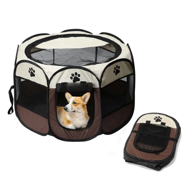 Parc à Chat et Chiots | Enclos Pliable | Tente pour Chiens intérieur et extérieur