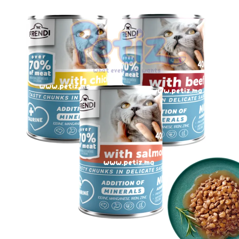 Paté Frendi Morceaux en sauce délicate pour chat