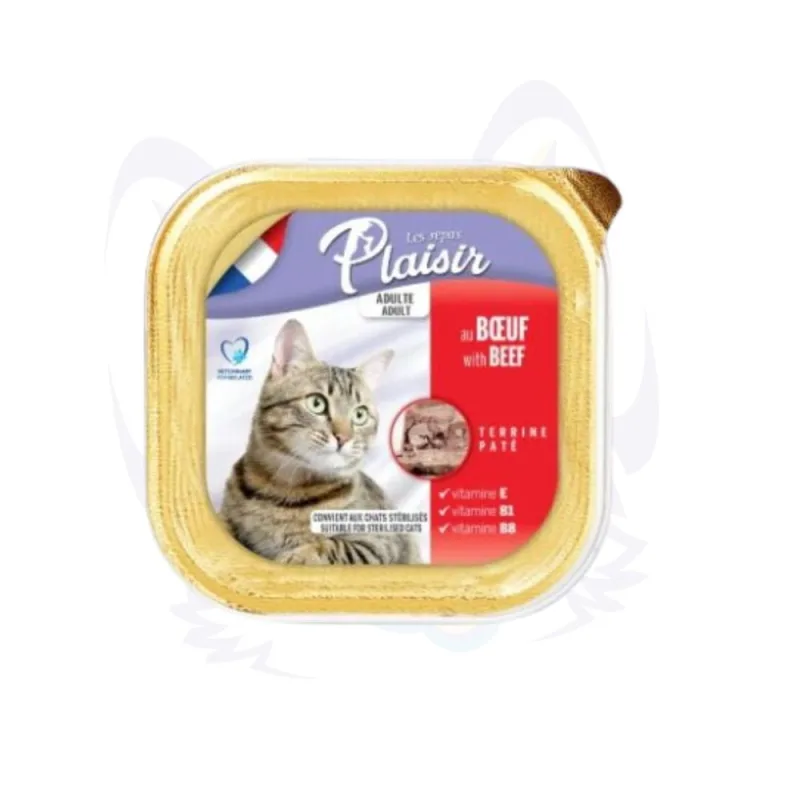 Pâté Plaisir Bœuf pour chats – Les repas Plaisir