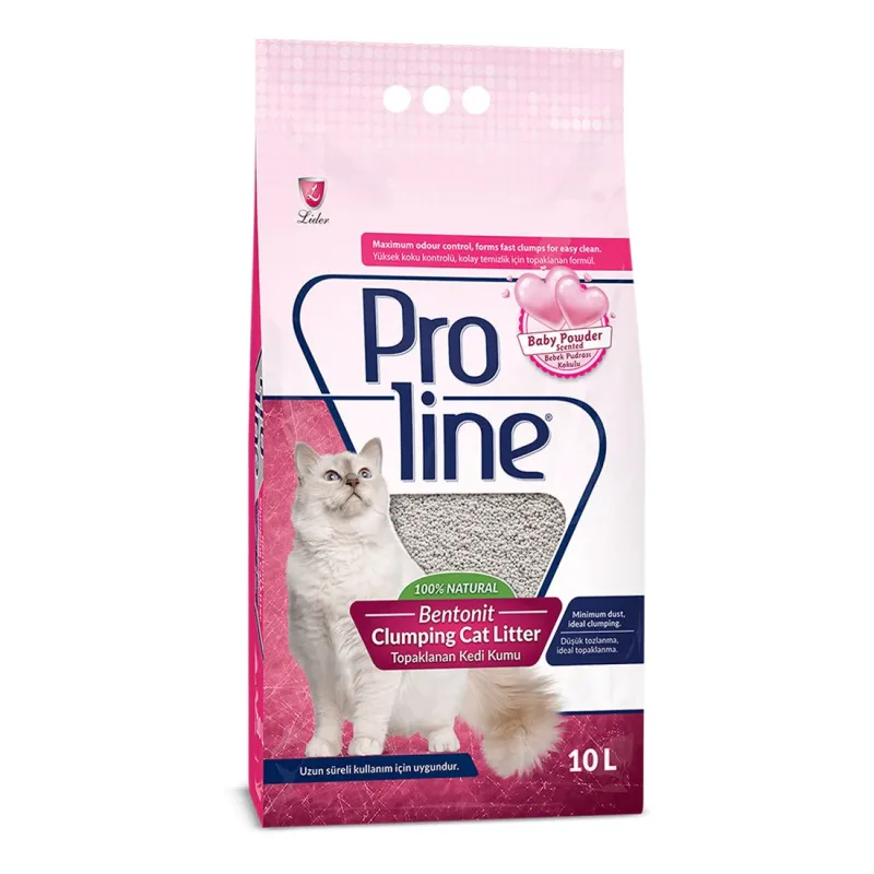 Proline Litière agglomérante ultra absorbante et parfumée anti-odeurs pour chat