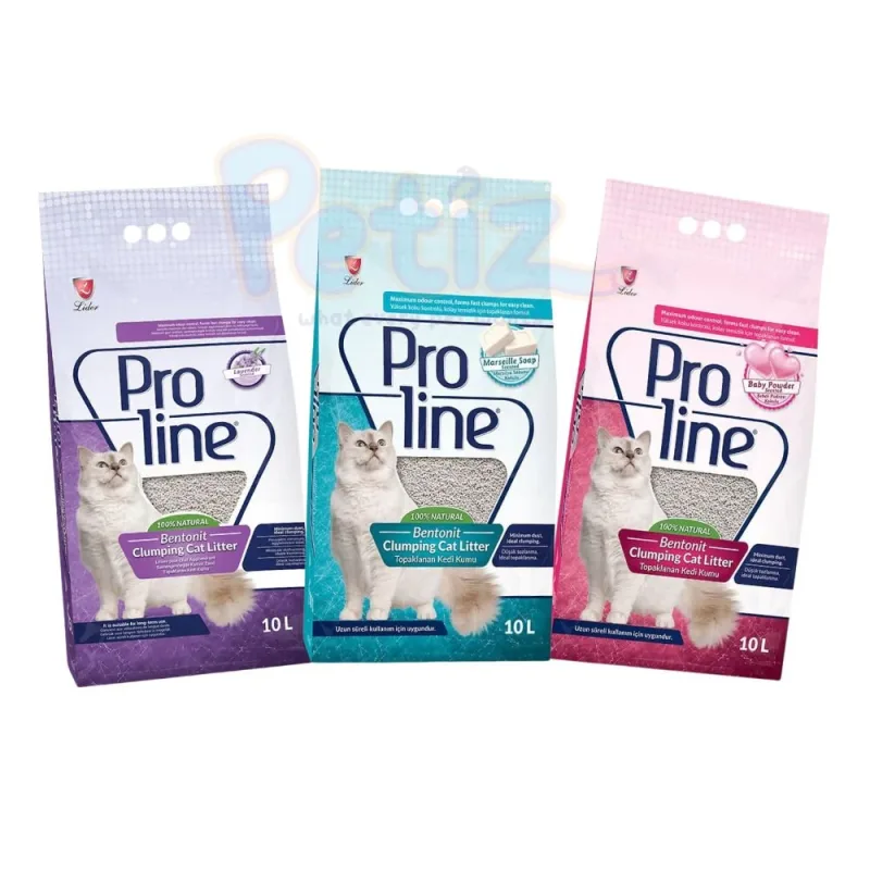 Proline Litière agglomérante ultra absorbante et parfumée anti-odeurs pour chat