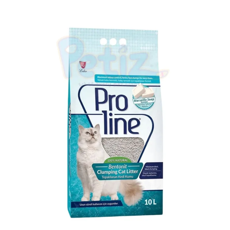 Proline Litière agglomérante ultra absorbante et parfumée anti-odeurs pour chat