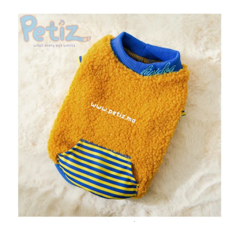 Pull Chaud en Velours pour Chat et Petit Chien – Vêtement Confortable et Isolant pour l’Hiver et l’Automne