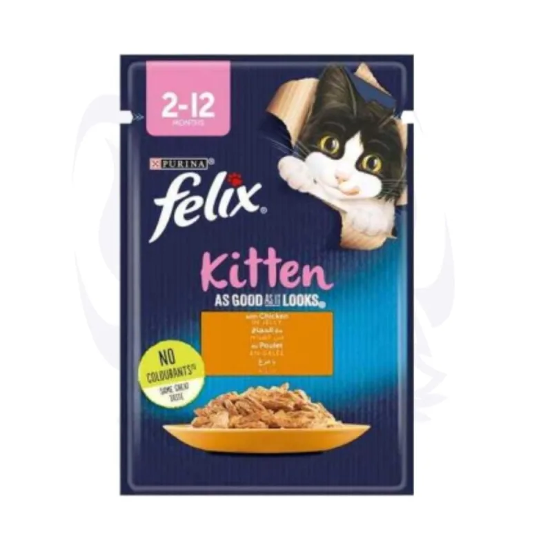 Purina Felix Kitten as Good as it Looks Pochon
