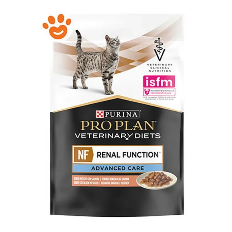 Purina Pro Plan Veterinary Diets NF Renal Advanced Care Saumon – Pâtée pour Chat Adulte avec Insuffisance Rénale